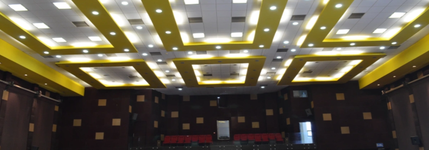 Recording studio with acoustic treatment 