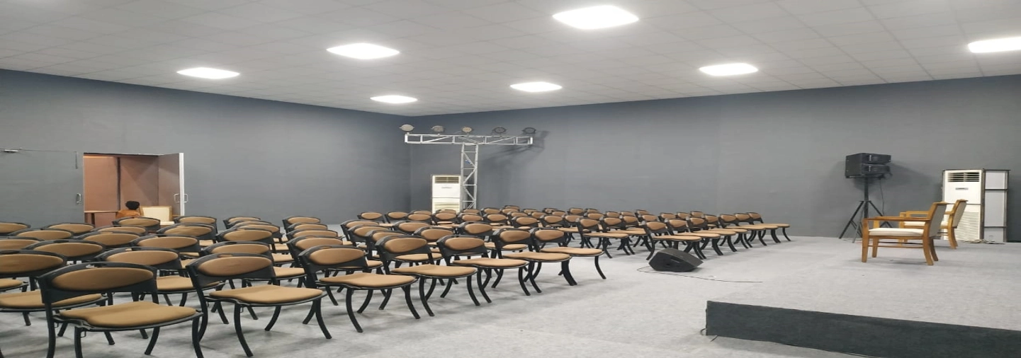 Soundproofing for banquet hall with customized acoustic ceiling and wall panels by Himalyan Acoustics 